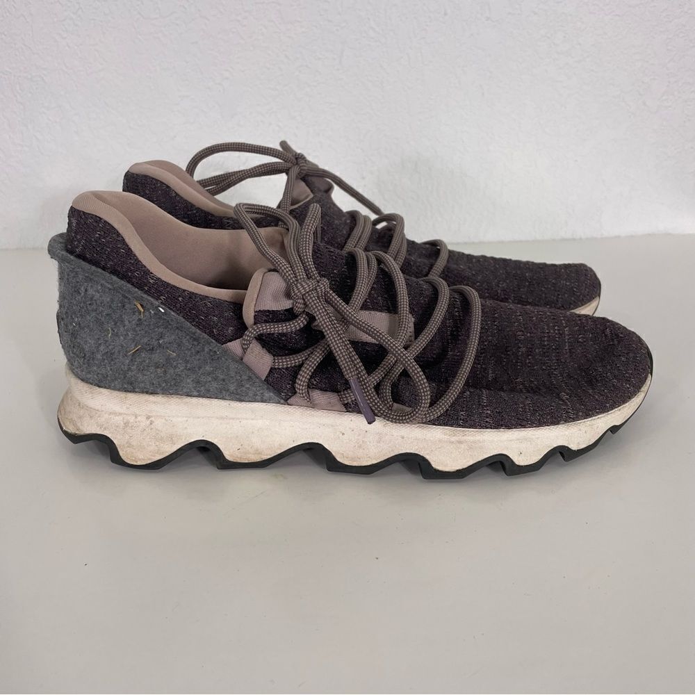 Sorel Heathered Purple‎ & Grey Knit Lace Up Sneaker Shoes Women’s 11